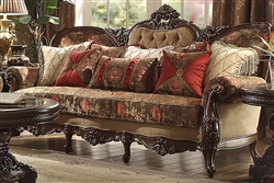 Cinnamon Finish Sofa by Homey Design - HD-39-S