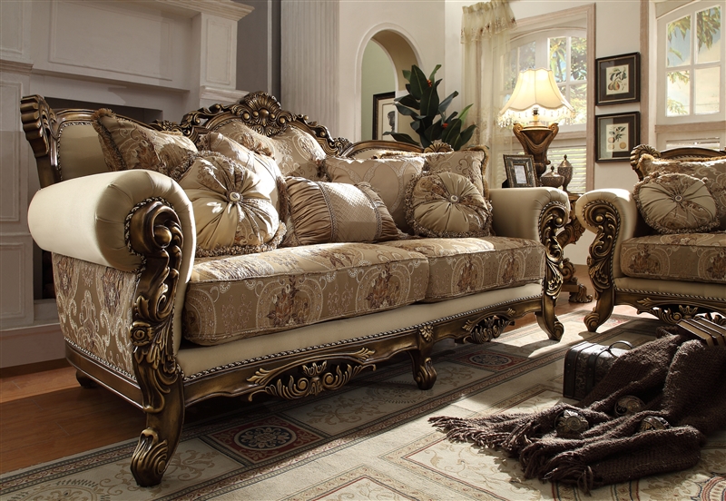 designer Ægte Pinpoint Antique European Style Sofa by Homey Design - HD-506-S