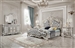 Princessa 6 Piece Bedroom Set in Antique Silver Grey Finish by Homey Design HD-5800GR