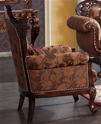 Chenille Fabrics Chair by Homey Design - HD-66-C