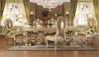 Bellagio 7 Piece Dining Room Set by Homey Design - HD-8016-DT