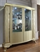 Atlantis China Cabinet in Satin Gold Finish by Homey Design - HD-8092-CB