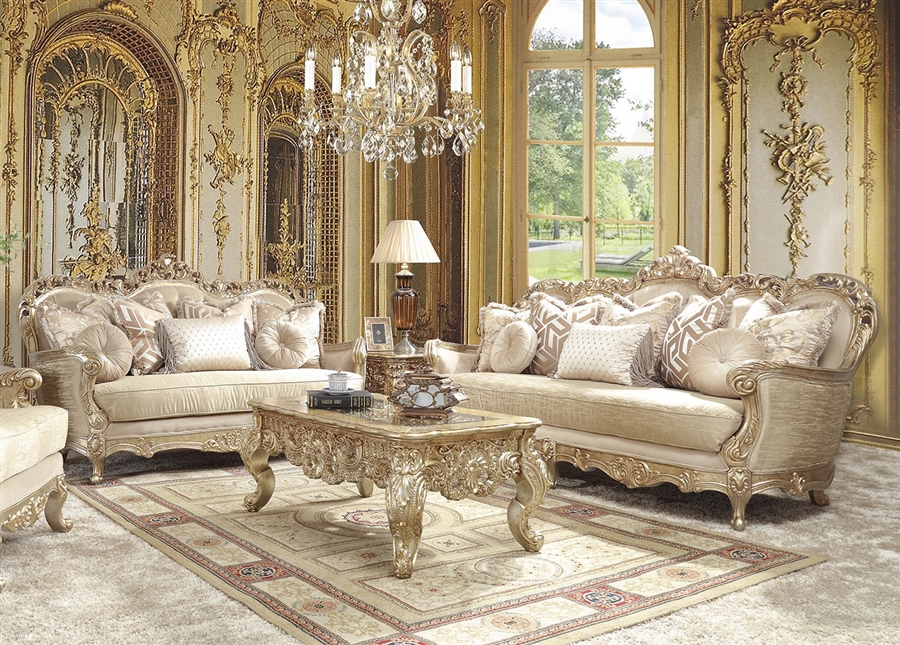 gold champagne living room ideas
