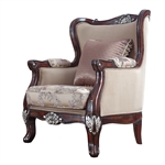 Mahogany Finish Chair by Homey Design - HD-91862-C