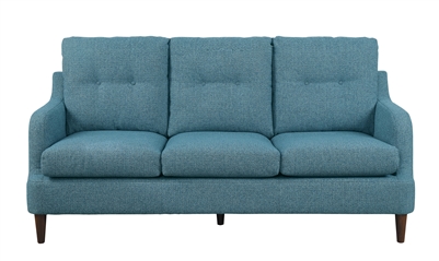 Cagle Sofa in Blue by Home Elegance - HEL-1219BU-3