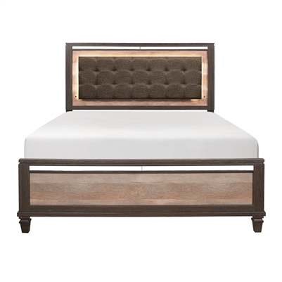 Danridge Queen Bed in 2-Tone by Home Elegance - HEL-1518-1