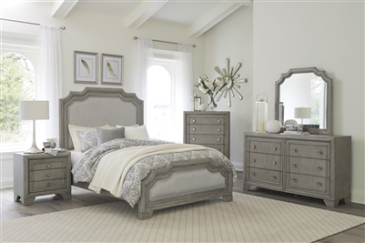 Colchester 6 Piece Bedroom Set in Driftwood Gray by Home Elegance - HEL-1546-1-4