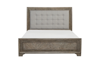 Caruth Queen Bed in Gray by Home Elegance - HEL-1605-1