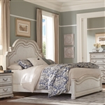 Willowick Queen Bed in Antique White by Home Elegance - HEL-1614-1