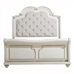 Willowick Queen Bed in Antique White by Home Elegance - HEL-1614SL-1