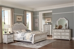Willowick 6 Piece Bedroom Set in Antique White by Home Elegance - HEL-1614SL-1-4