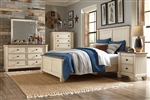 Weaver 6 Piece Bedroom Set in Antique White by Home Elegance - HEL-1626-1-4