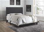 Nolens Queen Bed in Black by Home Elegance - HEL-1660BK-1