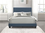 Nolens Queen Bed in Blue by Home Elegance - HEL-1660BUE-1