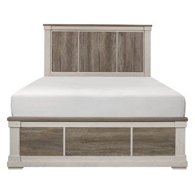 Arcadia Queen Bed in 2-Tone by Home Elegance - HEL-1677-1