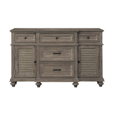Cardano Server in Driftwood Light Brown by Home Elegance - HEL-1689BR-55