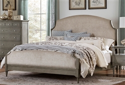 Albright Queen Bed in Oak by Home Elegance - HEL-1717-1
