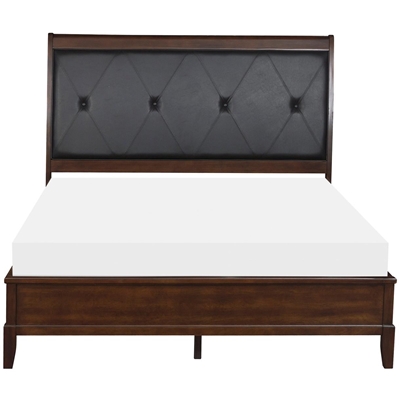 Cotterill Queen Bed in Cherry by Home Elegance - HEL-1730-1