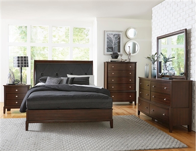 Cotterill 6 Piece Bedroom Set in Cherry by Home Elegance - HEL-1730-1-4