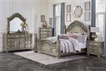 Catalonia 6 Piece Bedroom Set in Platinum Gold by Home Elegance - HEL-1824PG-1-4