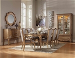 Chambord 7 Piece Dining Set in Gold by Home Elegance - HEL-1828-92-7