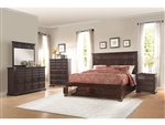 Cranfills 6 Piece Bedroom Set in Cherry by Home Elegance - HEL-1832-1-4