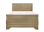 Abbeville Queen Bed in Gold by Home Elegance - HEL-1856NG-1