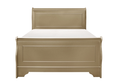 Abbeville Queen Bed in Gold by Home Elegance - HEL-1856NG-1