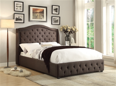 Bryndle Queen Bed in Dark Gray by Home Elegance - HEL-1882N-1