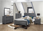Beechnut 6 Piece Bedroom Set in Gray by Home Elegance - HEL-1904GY-1-4