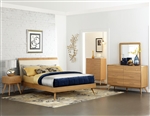 Anika 6 Piece Bedroom Set in Light Ash by Home Elegance - HEL-1915-1-4