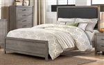 Woodrow Queen Bed in Weathered-wood by Home Elegance - HEL-2042-1