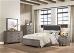 Woodrow 6 Piece Bedroom Set in Weathered-wood by Home Elegance - HEL-2042-1-4