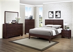 Kari 6 Piece Bedroom Set in Dark Merlot by Home Elegance - HEL-2146-1-4
