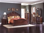 Deryn Park 6 Piece Bedroom Set in Cherry by Home Elegance - HEL-2243SL-1-4