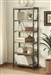 Daria 26" W Bookcase in Grey by Home Elegance - HEL-3224N-16
