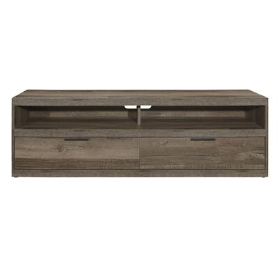 Danio 64" TV Stand in Rustic Natural by Home Elegance - HEL-36660-64T