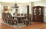 Thurmont 7 Piece Dining Set in Rich Cherry by Home Elegance - HEL-5052-118-7
