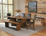 Tod 5 Piece Dining Set in Natural by Home Elegance - HEL-5479-72-5