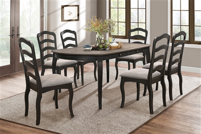 Coring 7 Piece Dining Set in 2-Tone by Home Elegance - HEL-5704-72-7