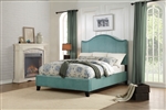 Carlow Queen Bed in Teal by Home Elegance - HEL-5874TE-1