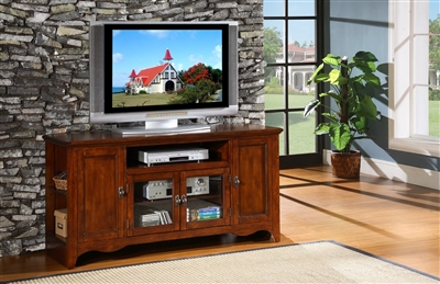 Carla 60" TV Stand in Oak by Home Elegance - HEL-8060-T