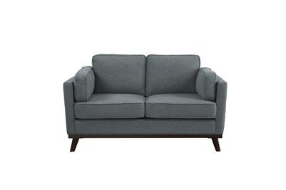 Bedos Love Seat in Gray by Home Elegance - HEL-8289GY-2