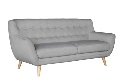 Anke Sofa in Light Grey by Home Elegance - HEL-8312-3