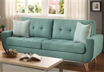 Deryn Sofa in Teal by Home Elegance - HEL-8327TL-3