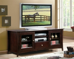 Borgeois 60-Inches TV Stand in Espresso Finish by Homelegance - 8740