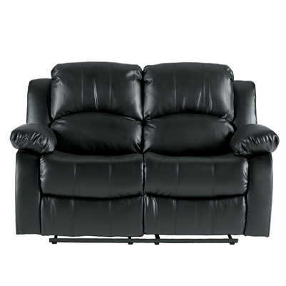 Cranley Power Double Reclining Love Seat in Black by Home Elegance - HEL-9700BLK-2PW