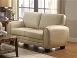 Rubin Love Seat in Taupe by Home Elegance - HEL-9734TP-2