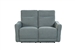 Edition Power Double Lay Flat Reclining Love Seat in Dove Gray by Home Elegance - HEL-9804DV-2PWH