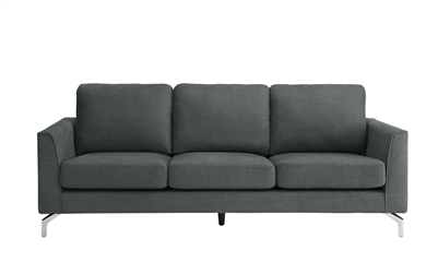 Canaan Sofa in Gray by Home Elegance - HEL-9935GY-3